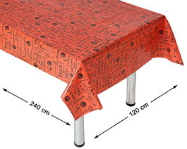 Mantel Halloween Naranja Trick Or Treat 120x240 cm para Fiestas Temáticas
