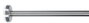 DKD Home Decor Toallero de Acero Extensible a 50 cm Plateado