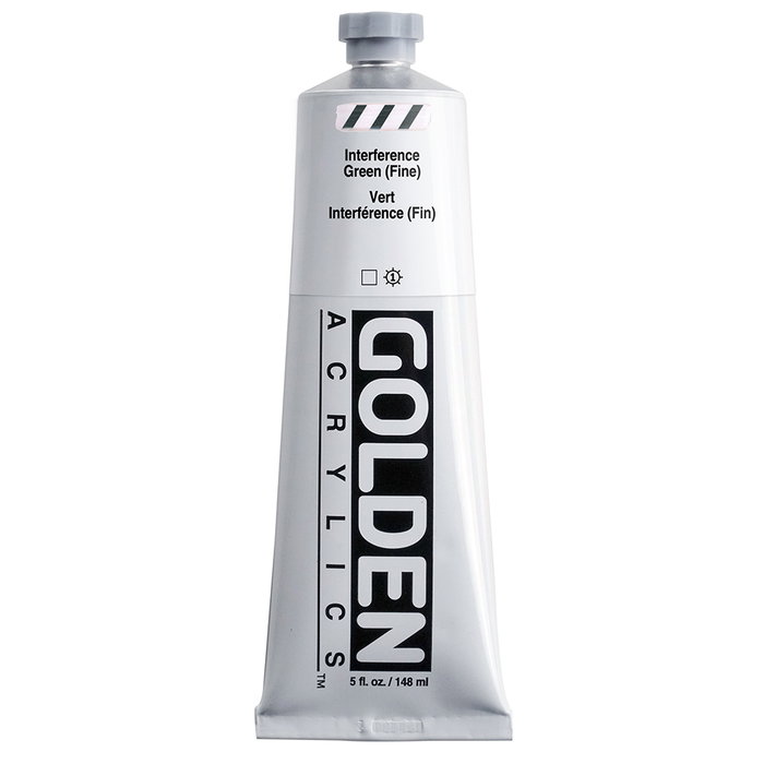 Golden Heavy Body Acrílico Interferencia Verde (Fino) 148 ml Golden Heavy Body Acrílico Interferencia Verde (Fino) 148 ml