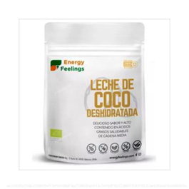 ENERGY FEELINGS Leche De Coco Deshidratada 200 Gr Eco Vegan - Puro Polvo de Coco sin Lácteos
