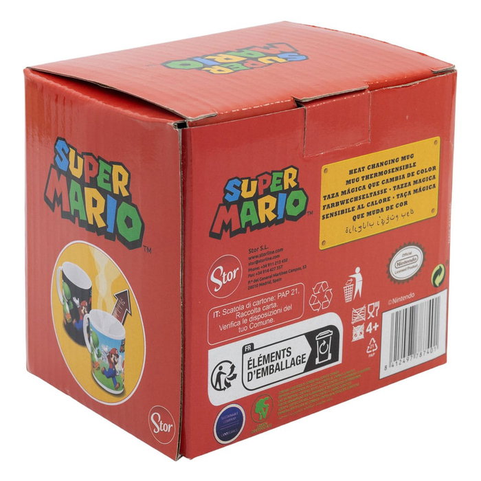 Super Mario Taza sensitiva al calor Group 325 ml Super Mario Taza sensitiva al calor Group 325 ml