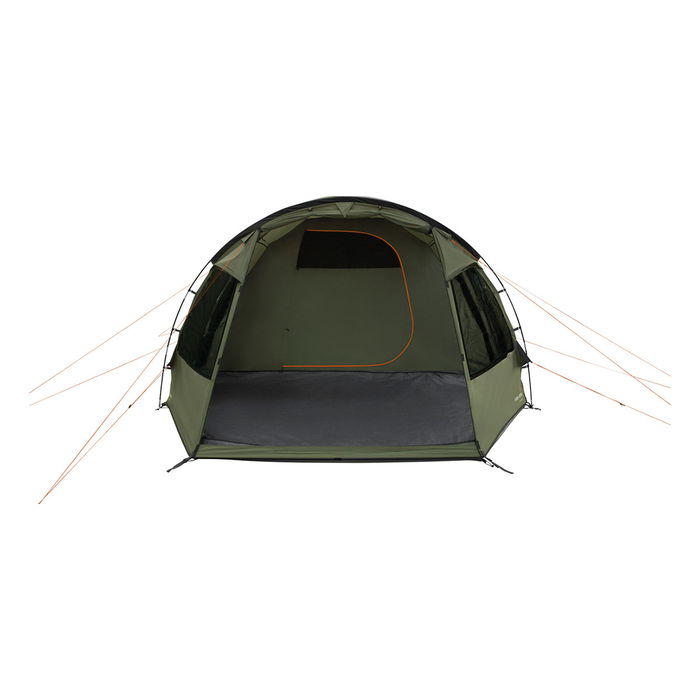 Easy Camp Tienda de Cúpula/Iglú Kinn 5 para 5 Personas, Verde Oliva, con Avance, Modelo 2025