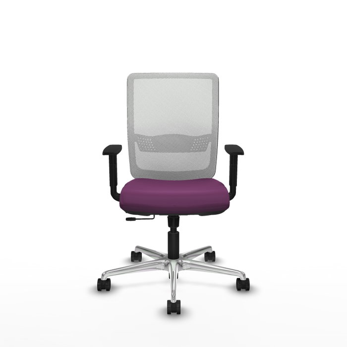 PIQUERAS Y CRESPO Silla de oficina Haches con mecanismo Sincro/Traslack Morado y Blanco PIQUERAS Y CRESPO Silla de oficina Haches con mecanismo Sincro/Traslack Morado y Blanco