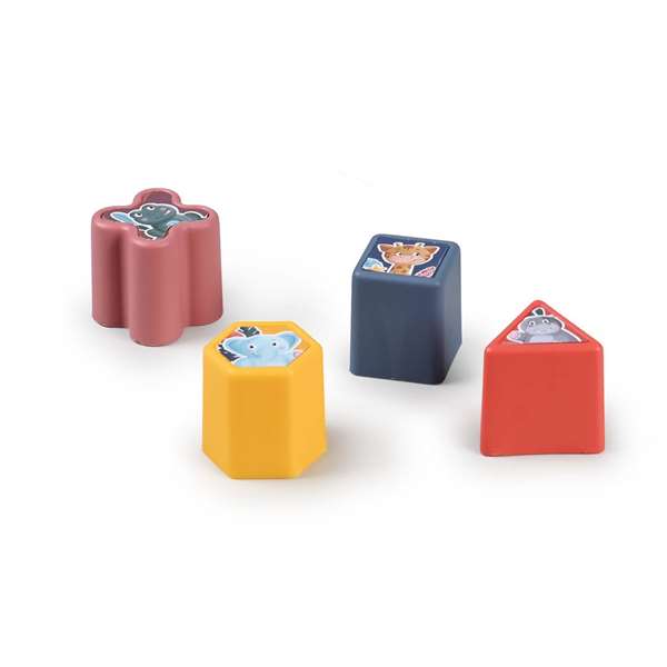 Smoby Cubo de Actividades Little con 13 Actividades Mecánicas, 5 Lados y 13 Accesorios, Juguete Educativo para Bebés +12 Meses, Material Plástico, Español