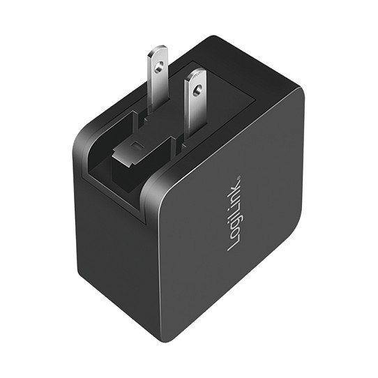LogiLink PA0302 Cargador USB-C GaN de 65 W