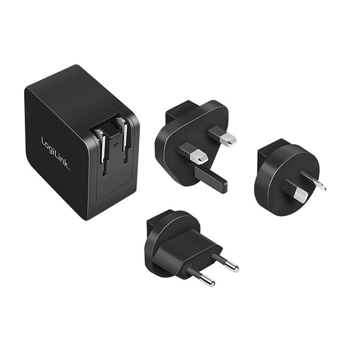 LogiLink PA0302 Cargador USB-C GaN de 65 W