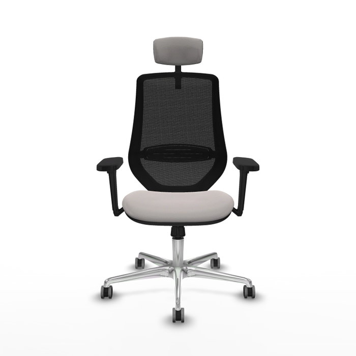 PIQUERAS Y CRESPO Silla de oficina Mardos con mecanismo Sincro, Blanco y Negro PIQUERAS Y CRESPO Silla de oficina Mardos con mecanismo Sincro, Blanco y Negro