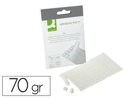 Q-connect Masilla Adhesiva Quita y Pon Reutilizable 70g