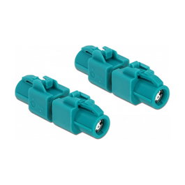 DeLOCK Adaptador HSD Z hembra a HSD Z hembra Azul