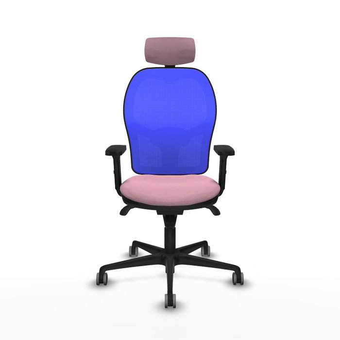 PIQUERAS Y CRESPO Silla de Oficina Jorquera con Mecanismo Sincro, Rosa y Azul PIQUERAS Y CRESPO Silla de Oficina Jorquera con Mecanismo Sincro, Rosa y Azul