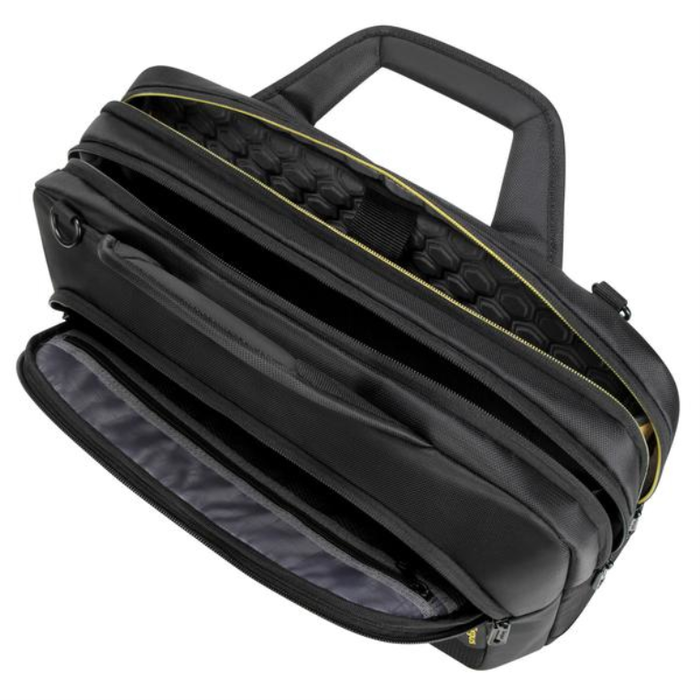 Targus Maletín Toploader Negro para Portátil hasta 35,6 cm (14") con Sistema de Protección Dome