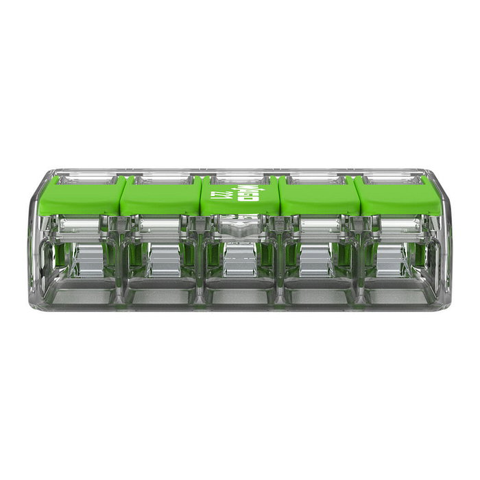 WAGO Wago 221-425 terminal block de 5*4mm (250 piezas) Verde Range