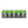 WAGO Wago 221-425 terminal block de 5*4mm (250 piezas) Verde Range