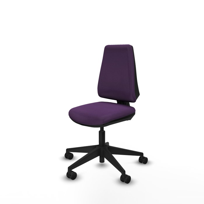 PIQUERAS Y CRESPO Silla de oficina Elche Morada sin brazos PIQUERAS Y CRESPO Silla de oficina Elche Morada sin brazos