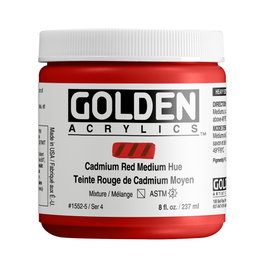 Golden Heavy Body Cadmio Rojo Tono Medio 237 ml