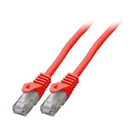 EFB Elektronik Cable de parcheo RJ45 Cat.6 U/UTP LSZH CCA Rojo 0,5 m