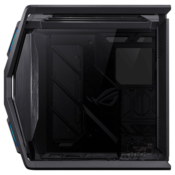 ASUS ROG Hyperion GR701 BTF Edition - Torre Gaming RGB PC con Ventana Lateral, Compatible con ATX/EATX/micro-ATX/Mini-ITX, Color Negro Transparente