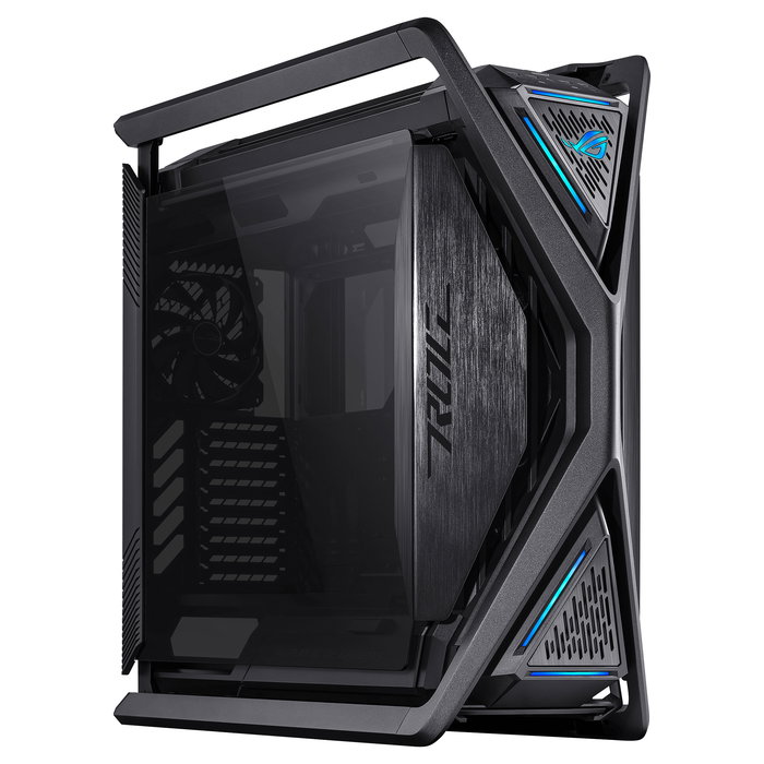 ASUS ROG Hyperion GR701 BTF Edition - Torre Gaming RGB PC con Ventana Lateral, Compatible con ATX/EATX/micro-ATX/Mini-ITX, Color Negro Transparente