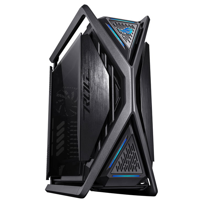 ASUS ROG Hyperion GR701 BTF Edition - Torre Gaming RGB PC con Ventana Lateral, Compatible con ATX/EATX/micro-ATX/Mini-ITX, Color Negro Transparente