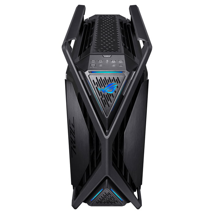 ASUS ROG Hyperion GR701 BTF Edition - Torre Gaming RGB PC con Ventana Lateral, Compatible con ATX/EATX/micro-ATX/Mini-ITX, Color Negro Transparente