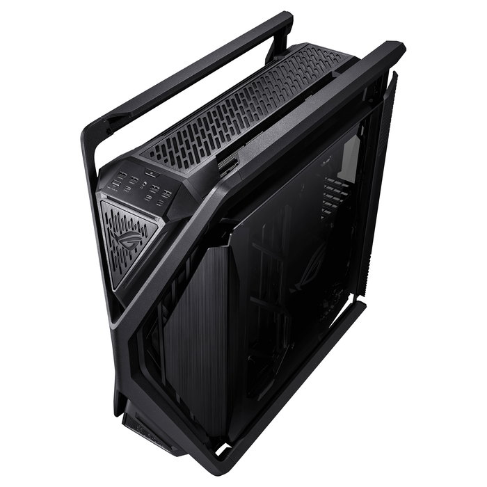 ASUS ROG Hyperion GR701 BTF Edition - Torre Gaming RGB PC con Ventana Lateral, Compatible con ATX/EATX/micro-ATX/Mini-ITX, Color Negro Transparente
