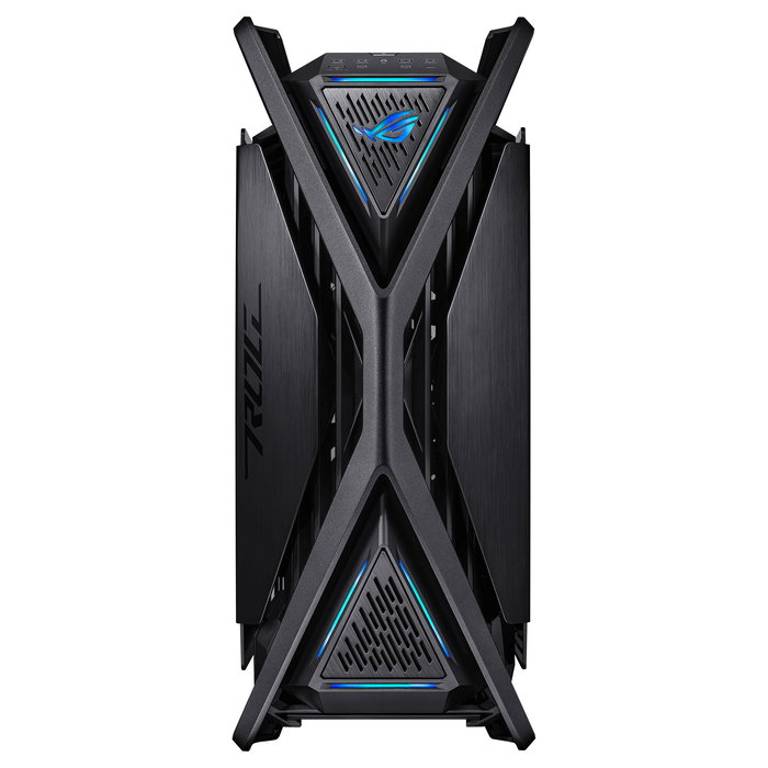 ASUS ROG Hyperion GR701 BTF Edition - Torre Gaming RGB PC con Ventana Lateral, Compatible con ATX/EATX/micro-ATX/Mini-ITX, Color Negro Transparente
