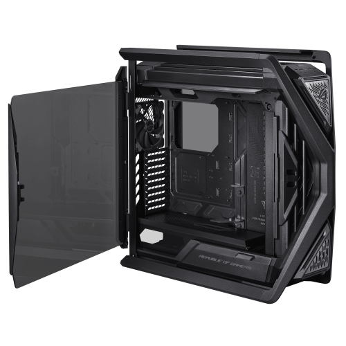 ASUS ROG Hyperion GR701 BTF Edition Torre Negro, Transparente | Torre PC Gaming ATX EATX mATX Mini-ITX con Ventana y RGB