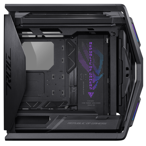 ASUS ROG Hyperion GR701 BTF Edition Torre Negro, Transparente | Torre PC Gaming ATX EATX mATX Mini-ITX con Ventana y RGB