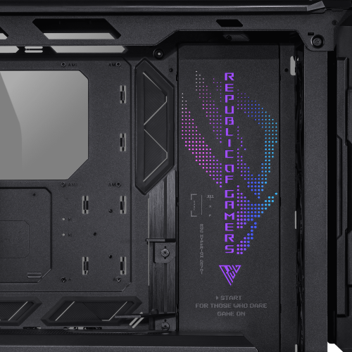 ASUS ROG Hyperion GR701 BTF Edition Torre Negro, Transparente | Torre PC Gaming ATX EATX mATX Mini-ITX con Ventana y RGB