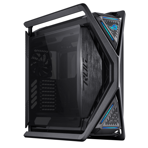 ASUS ROG Hyperion GR701 BTF Edition Torre Negro, Transparente | Torre PC Gaming ATX EATX mATX Mini-ITX con Ventana y RGB