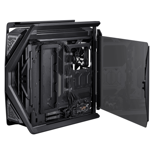 ASUS ROG Hyperion GR701 BTF Edition Torre Negro, Transparente | Torre PC Gaming ATX EATX mATX Mini-ITX con Ventana y RGB