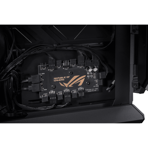 ASUS ROG Hyperion GR701 BTF Edition Torre Negro, Transparente | Torre PC Gaming ATX EATX mATX Mini-ITX con Ventana y RGB