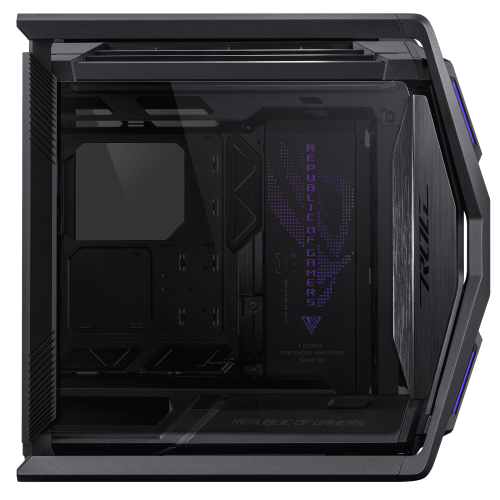 ASUS ROG Hyperion GR701 BTF Edition Torre Negro, Transparente | Torre PC Gaming ATX EATX mATX Mini-ITX con Ventana y RGB