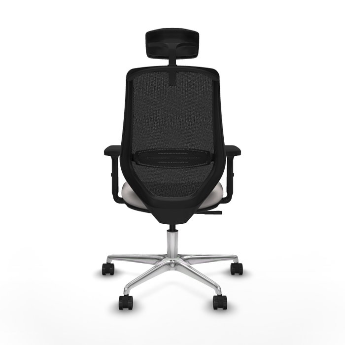 PIQUERAS Y CRESPO Silla de oficina Mardos con mecanismo Sincro, Blanco y Negro
