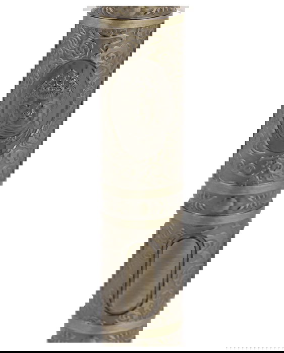 Thulos TH-CP112 Recortadora de Pelo y Barba Recargable Vintage, Cuerpo de Metal, Hoja de Acero al Carbono, 4 Guías de Corte, Incluye Cargador USB y Aceite