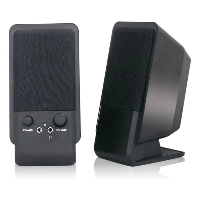 MEDIARANGE Aktivbox Compact MROS352 Altavoces USB 2.0 Negro