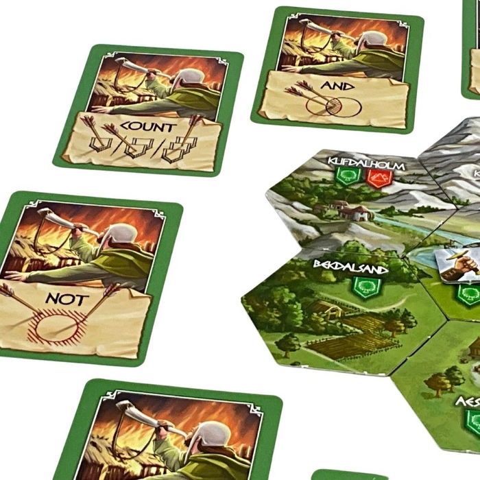 Compus ARQUERAS DE NAND - Juego de Mesa Educativo para Aprender Bases de Datos, Lógica y Pensamiento Computacional, 1-2 Jugadores, a Partir de 10 Años, Partidas de 20-30 Minutos