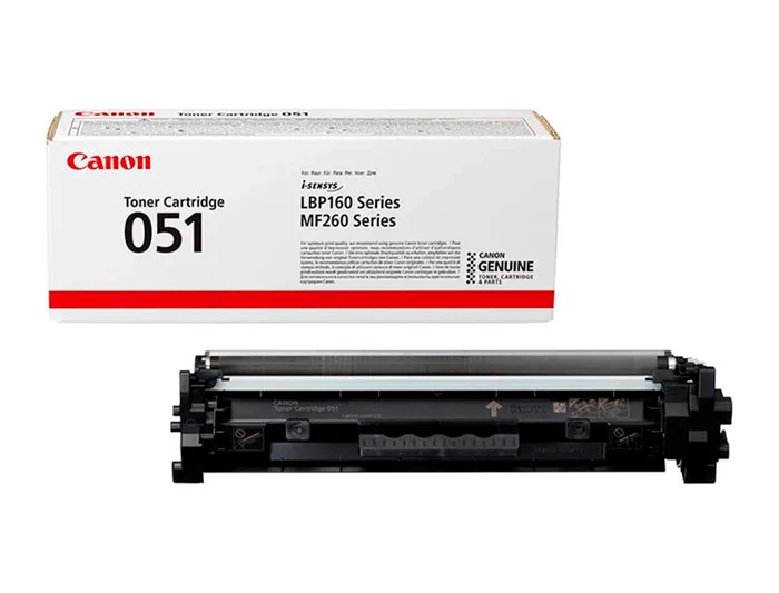 Canon Tóner 051 Negro Original 1700 páginas para i-SENSYS LBP162dw
