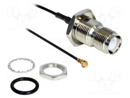 DeLOCK 88464 Cable de antena RP-TNC a MHF® I 1.37 de 20 cm