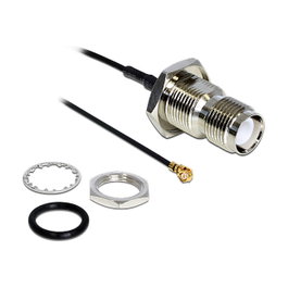DeLOCK 88464 Cable de antena RP-TNC a MHF® I 1.37 de 20 cm