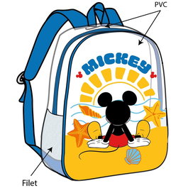 Disney Mochila Mickey 31cm Transparente PVC
