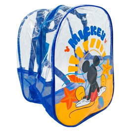 Disney Mochila Mickey 31cm Transparente PVC