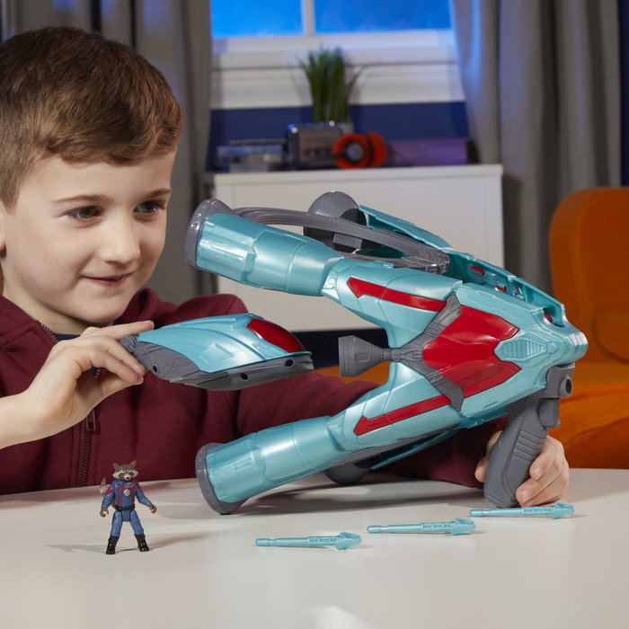 Hasbro Nave Espacial Galáctica Marvel Guardianes de la Galaxia con Figura de Rocket Hasbro Nave Espacial Galáctica Marvel Guardianes de la Galaxia con Figura de Rocket