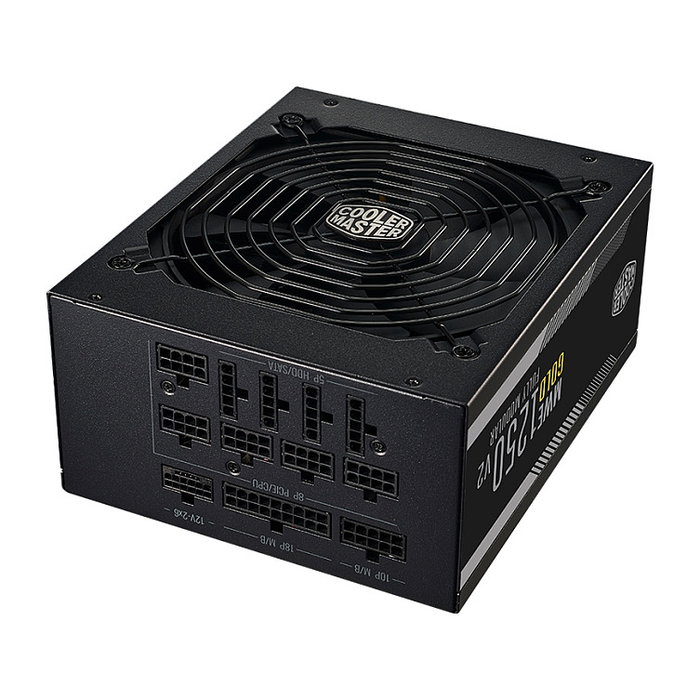 Cooler Master MWE Gold 1250 V2 ATX3.1 Fuente de Alimentación 1250W 80 Plus Gold Certificación ATX 3.1 Totalmente Modular Negro Cooler Master MWE Gold 1250 V2 ATX3.1 Fuente de Alimentación 1250W 80 Plus Gold Certificación ATX 3.1 Totalmente Modular Negro