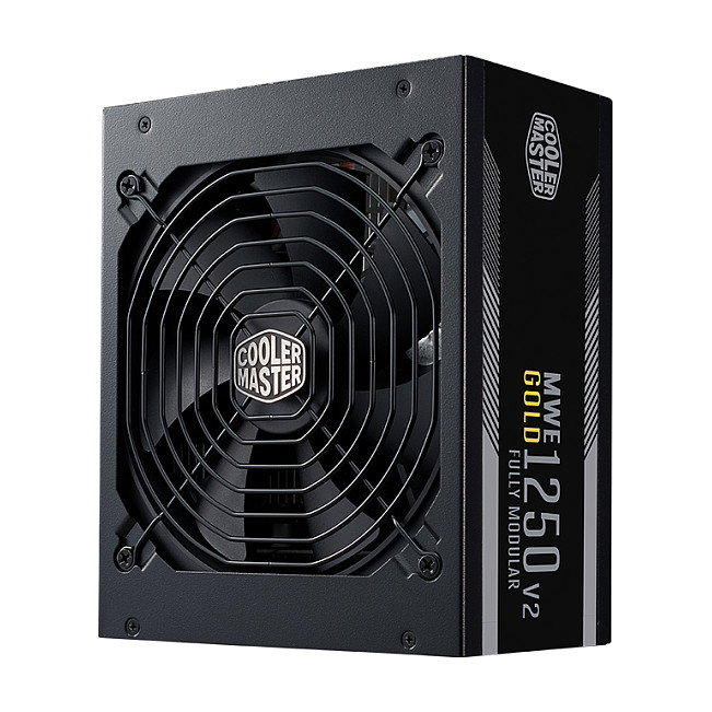 Cooler Master MWE Gold 1250 V2 ATX3.1 Fuente de Alimentación 1250W 80 Plus Gold Certificación ATX 3.1 Totalmente Modular Negro Cooler Master MWE Gold 1250 V2 ATX3.1 Fuente de Alimentación 1250W 80 Plus Gold Certificación ATX 3.1 Totalmente Modular Negro