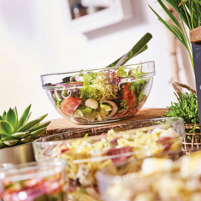 Ensaladera Vidrio Apilable Arcoroc 17 cm (6 Unidades) Ensaladera Vidrio Apilable Arcoroc 17 cm (6 Unidades)