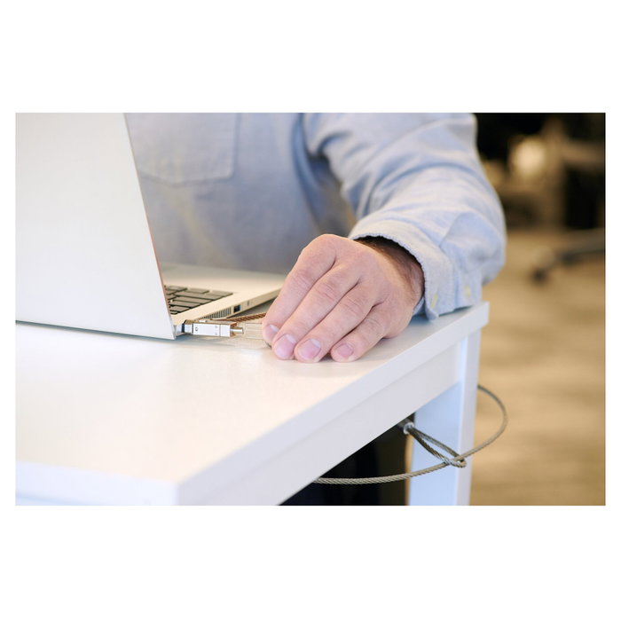 Kensington Candado fino de combinación para portátiles, Cerradura con combinación reseteable, para ranura de seguridad estándar Kensington