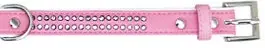 Freedog Collar Polipiel Brillantes Azul 2.5x55 cm