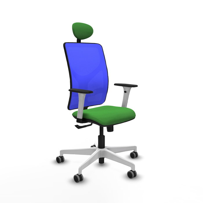 PIQUERAS Y CRESPO Silla de oficina Motilla con mecanismo Sincro, Verde y Azul PIQUERAS Y CRESPO Silla de oficina Motilla con mecanismo Sincro, Verde y Azul