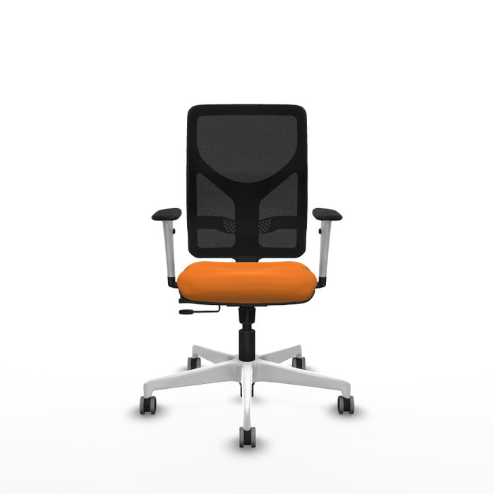 PIQUERAS Y CRESPO Silla de oficina Motilla Naranja y Negro PIQUERAS Y CRESPO Silla de oficina Motilla Naranja y Negro
